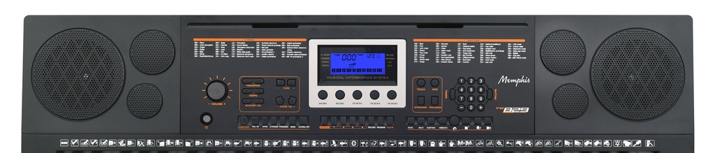Memphis KBD6101 61 Teclas con Sensibilidad  Teclado Electrónico  1