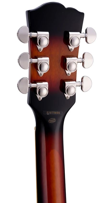SX SEL6VS Semicaja Vintage Sunbust Guitarra Eléctrica 4