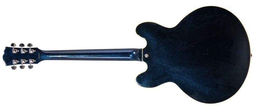 SX SEL6GBU Semicaja Glitter Blue Guitarra Eléctrica 1