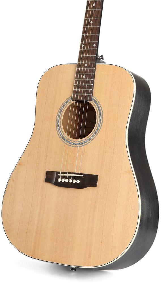 SX SD204TBK Trans Black Guitarra Acústica 2