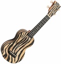 Mahalo MA1ZE Art II Series Zebra con funda Ukelele Soprano 1