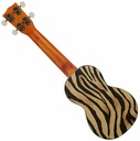 Mahalo MA1ZE Art II Series Zebra con funda Ukelele Soprano 2