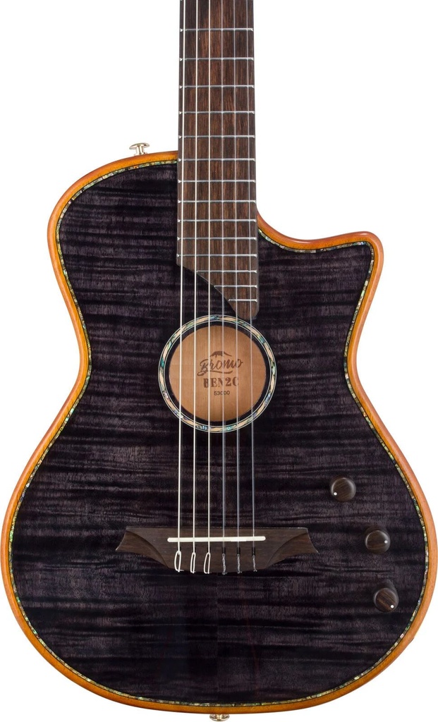 Bromo BEN2C Trans Black Guitarra Electroacústica 4