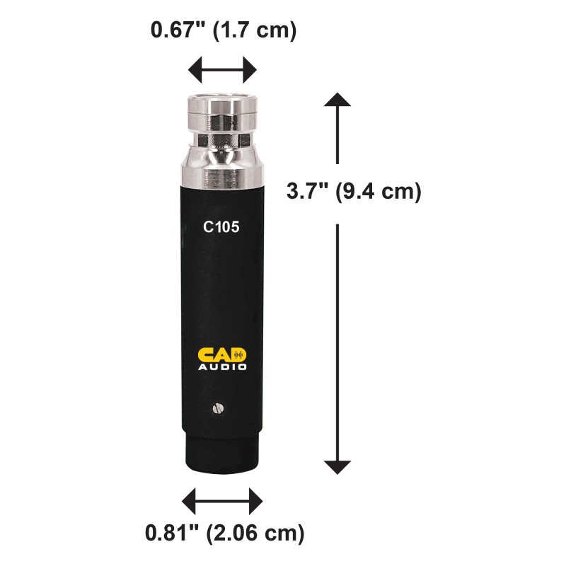 Cad Audio C105 Micrófono Condensador Platos 8