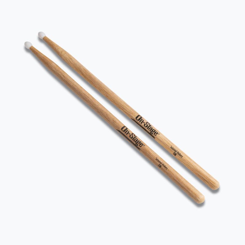 On Stage HN5B Baquetas 5B Nylon Hickory 1