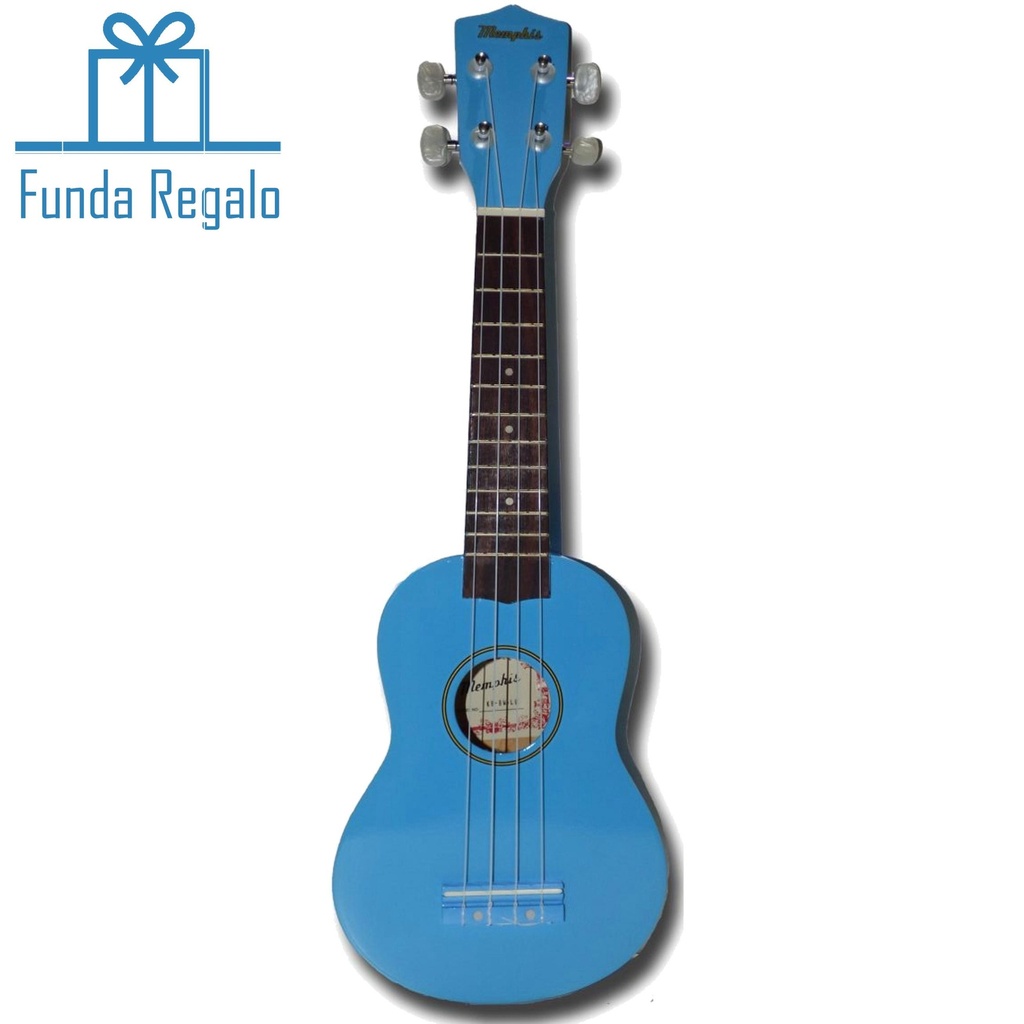 Memphis Ukelele Soprano azul b