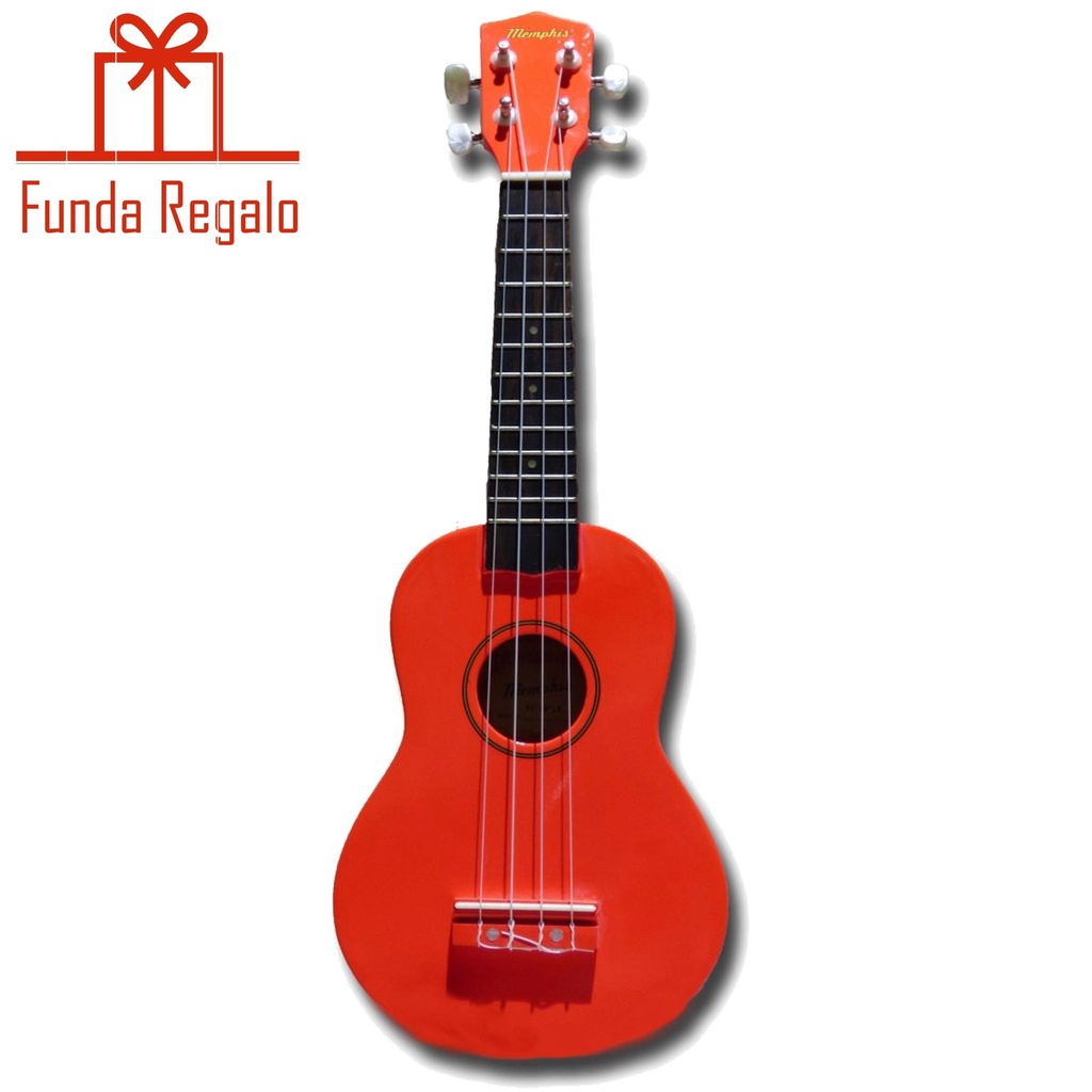 Memphis Ukelele Soprano Rojo