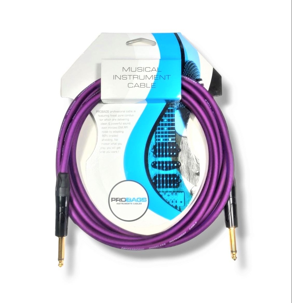 PROBAGS LRG-101-3 PURPLE CABLE JACK-JACK 3 Mtr COLOR PURPLE