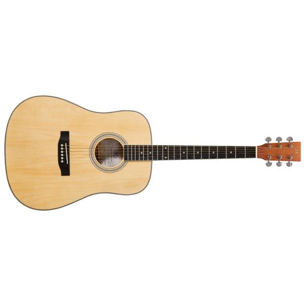 SX SD104K Guitarra acustica Pack