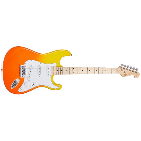 SX SEM1BF Guitarra electrica strato Burning Fire