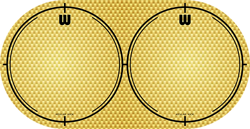 Williams WDKV-YL Willams Kick Patch Doble Dot Kevlar Yellow