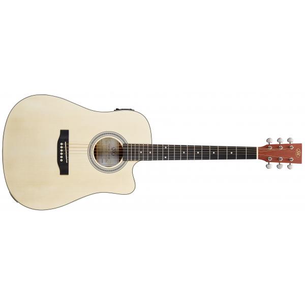 SX SD304TCE Guitarra electroacustica Natural