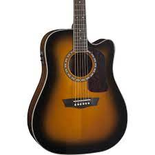WASHBURN HD10SCETB HERITAGE TOBACCO SUNBURST GUITARRA ELECTROACÚSTICA