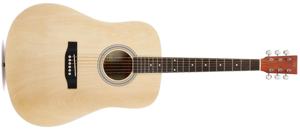 SX SD104G Guitarra Acústica Natural