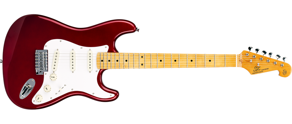 SX ST57 Guitarra Eléctrica Candy Apple Red