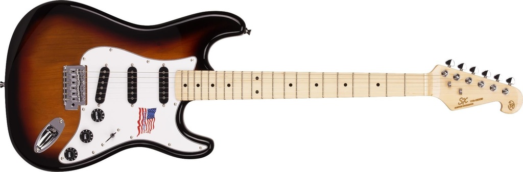 SX SST Alder Guitarra Eléctrica 3 Tone Sunburst