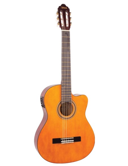 Valencia VC104TC Guitarra Clásica Natural Caja Estrecha