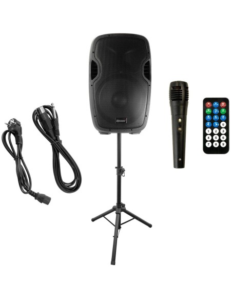 Lexsen SONIC15A Bluetooth 200W Altavoz con Soporte y Micrófono