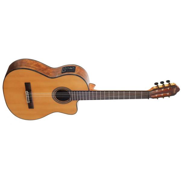 Valencia VC574CEBSB Guitarra Clásica Electrificada Brown Sunburst
