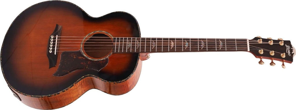 Bromo BAN8E Vintage Sunburst Guitarra Electroacústica