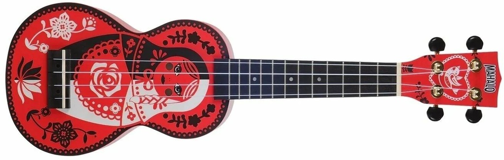 Mahalo MA1RD Art Series Russian Doll con funda Ukelele soprano