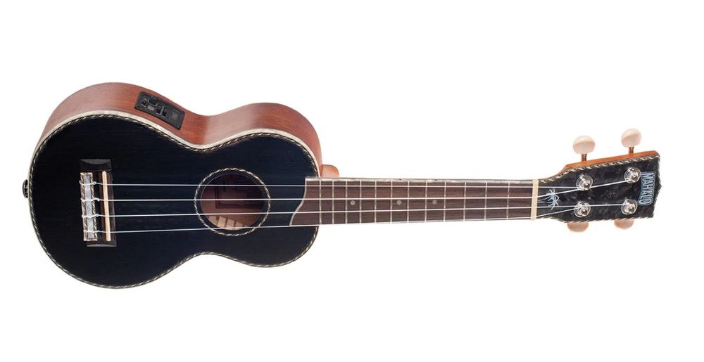 Mahalo MP1EBK Negro Ukelele Soprano Electrificado