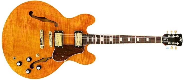 SX SEL6FO Semicaja Natural Guitarra Eléctrica