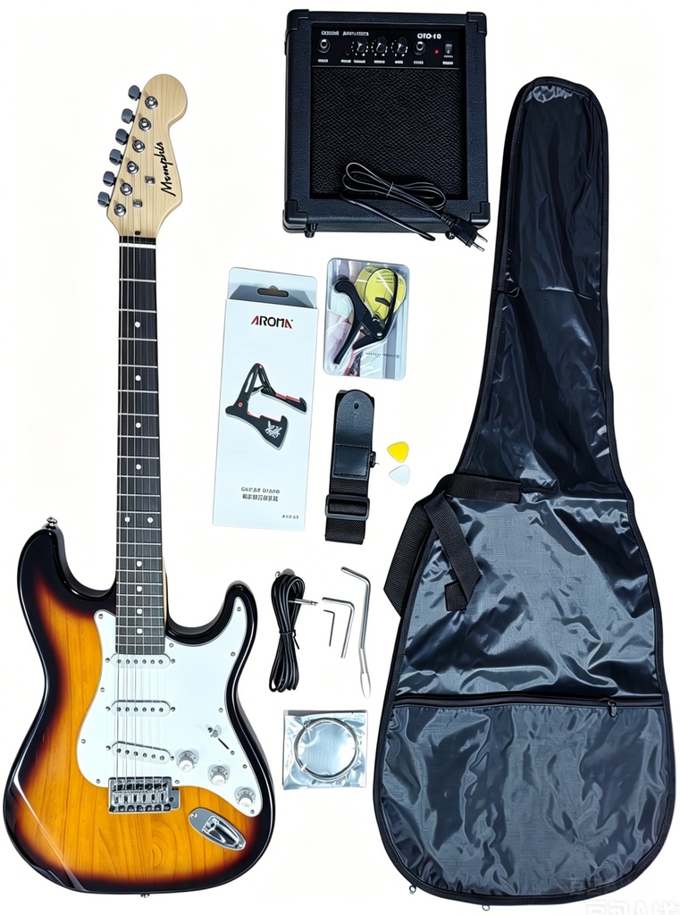 Memphis YSKG01SB Stratocaster Sunburst Pack Guitarra Eléctrica
