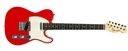 Memphis YSKG03RD Telecaster Roja Guitarra Eléctrica