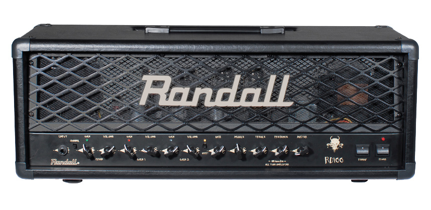 Randall RD100HE Cabezal válvulas 100W tres canales metal