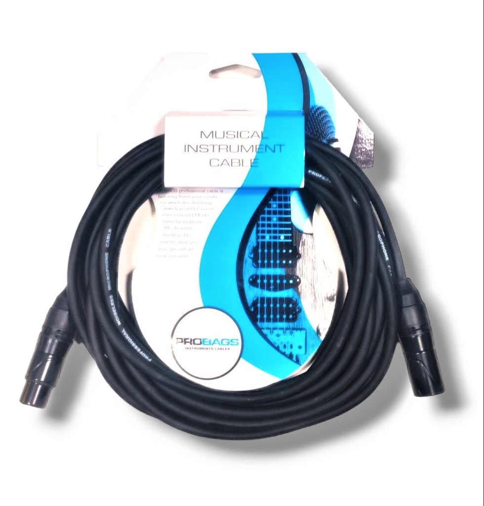 PROBAGS LE103-6 CABLE XLR/F-XLR/M 6 Mtr