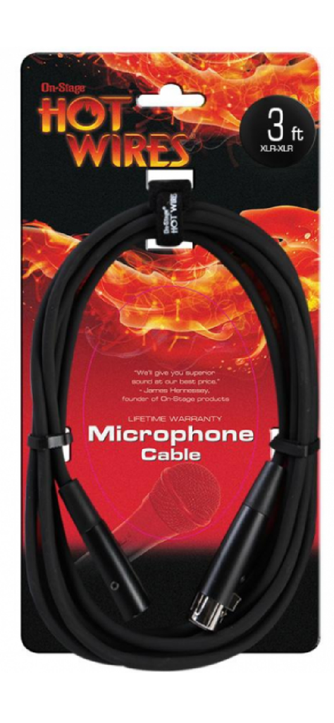 On Stage MC123 CC 1M Cable Micrófono