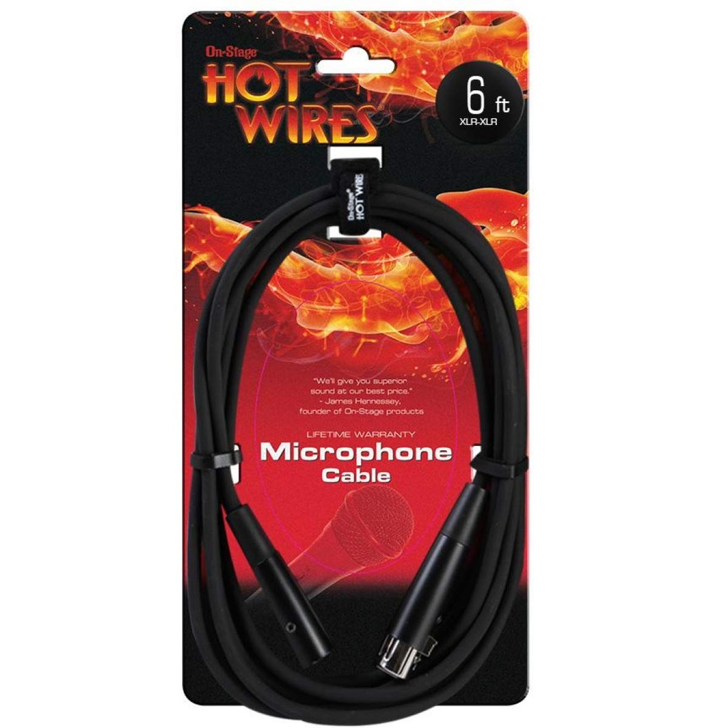 On Stage MC12-6 1m Cable Micrófono