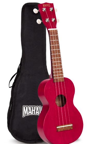 Mahalo MK1TRD Ukelele Soprano Rojo con Funda