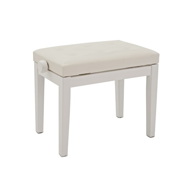 PROBENCH PB-09M-BS03 Banqueta Piano Regulable Blanco Brillo
