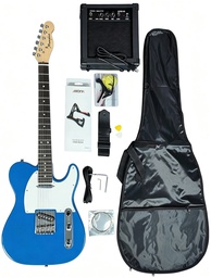 [103-YSKG03PACKBL] Memphis YSKG03BL Telecaster Azul Pack Guitarra Eléctrica